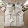 Thumbnail4 of INK + IVY Imani Ivory King/Cal King 3-Piece Comforter Set more views