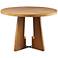 INK + IVY Kennedy 44" Wide Pecan Wood Round Dining Table