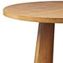 3_INK + IVY Kennedy 44" Wide Pecan Wood Round Dining Table more views