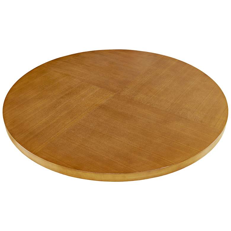 Image 4 INK + IVY Kennedy 44" Wide Pecan Wood Round Dining Table more views