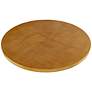 4_INK + IVY Kennedy 44" Wide Pecan Wood Round Dining Table more views