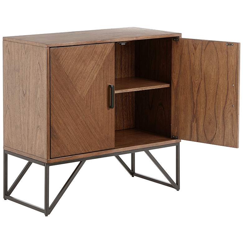 Image 7 INK + IVY Krista 36" Wide Brown Wood 2-Door Accent Cabinet more views
