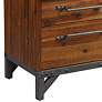 INK + IVY Lancaster 24" Wide Acacia 2-Drawer Nightstand in scene