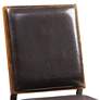 INK + IVY Lancaster Chocolate Brown Faux Leather Dining Chair