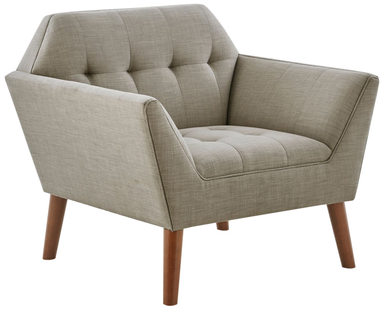 Image 3 INK+IVY Light Grey Newport Lounge Chair more views