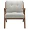 INK+IVY Light Grey Rocket Lounge Chair