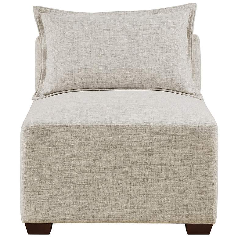 Image 1 INK+IVY Linen Molly Modular Armless Chair