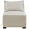 INK+IVY Linen Molly Modular Armless Chair