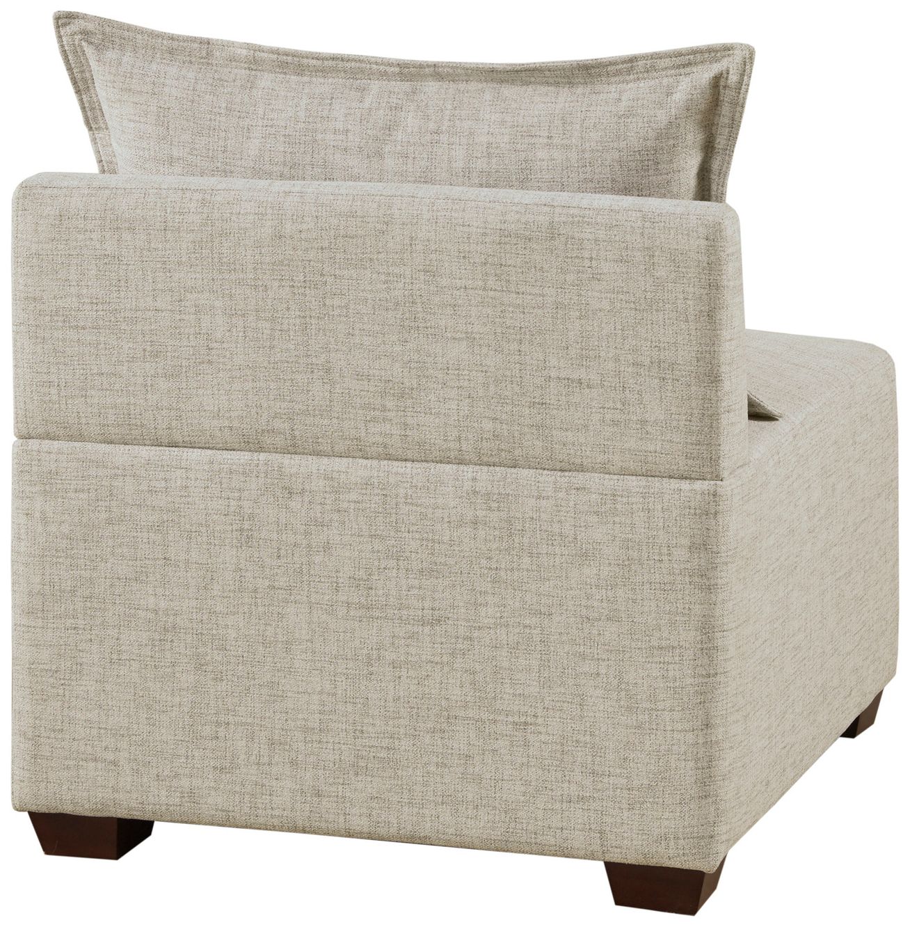 Image 5 INK+IVY Linen Molly Modular Armless Chair more views