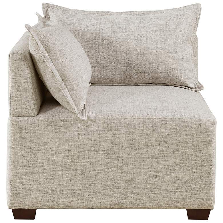 Image 1 INK+IVY Linen Molly Modular Corner Chair