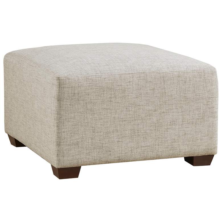 Image 1 INK+IVY Linen Molly Modular Ottoman