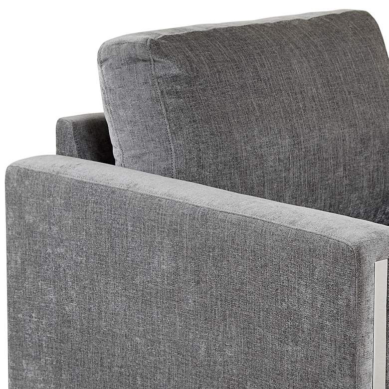 Image 3 INK + IVY Madden Gray Fabric Accent Chair more views