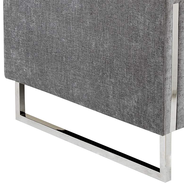 Image 4 INK + IVY Madden Gray Fabric Accent Chair more views