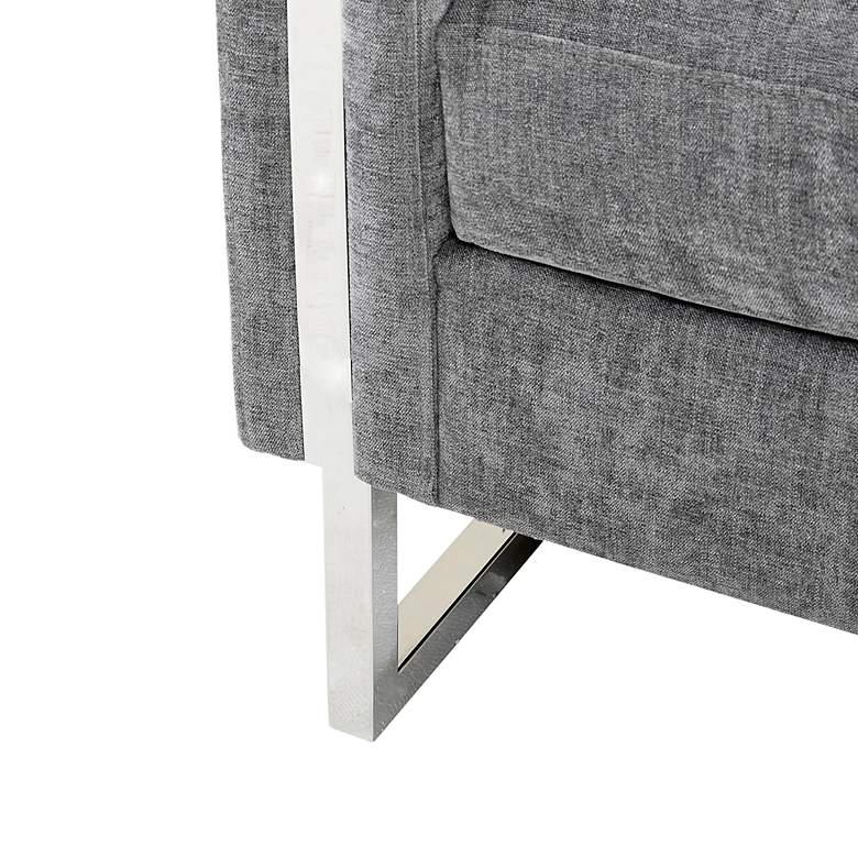 Image 6 INK + IVY Madden Gray Fabric Accent Chair more views