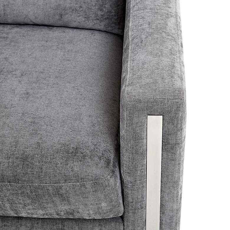Image 7 INK + IVY Madden Gray Fabric Accent Chair more views