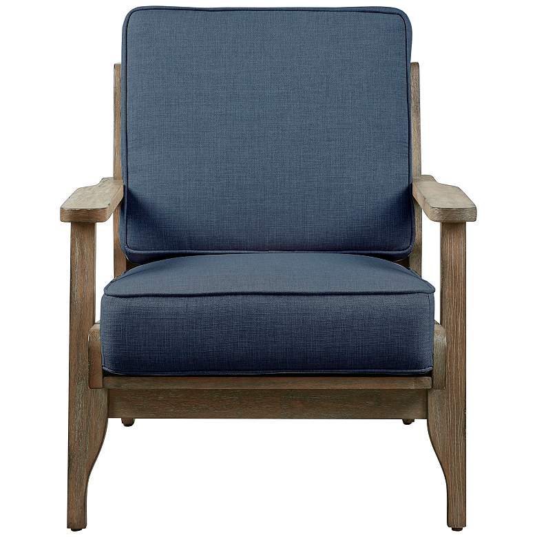 Image 2 INK + IVY Malibu Blue Plain Weave Fabric Accent Chair