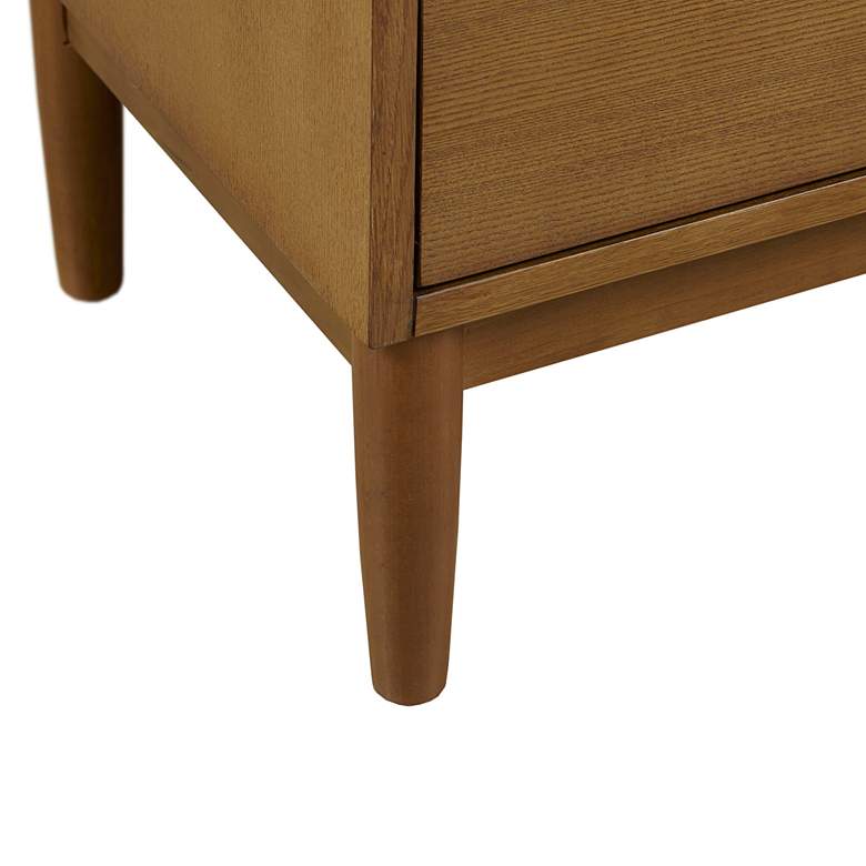 Image 2 INK + IVY Mallory 20 inch Wide Walnut 2-Drawer Modern Nightstands Set of 2 more views