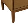 INK + IVY Mallory 20" Wide Walnut Wood 2-Drawer Nightstand