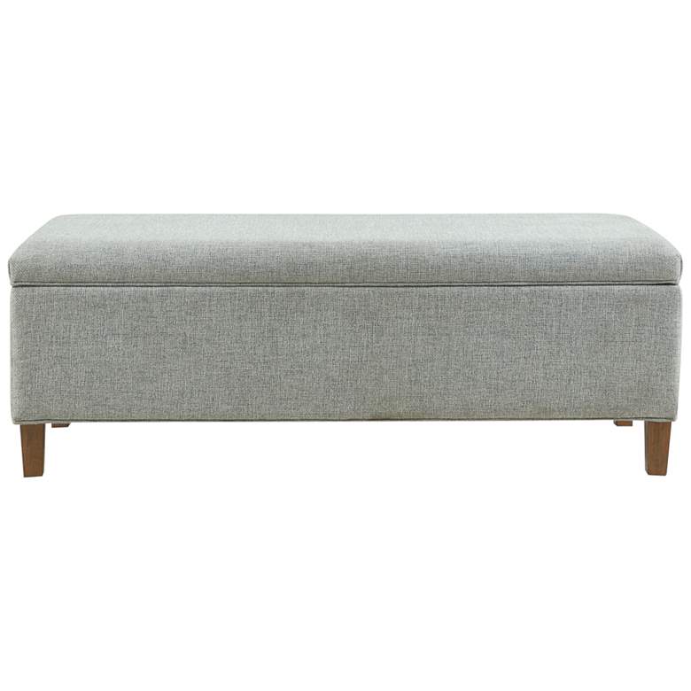 Image 6 INK + IVY Marcie Blue Fabric Accent Bench with Storage more views