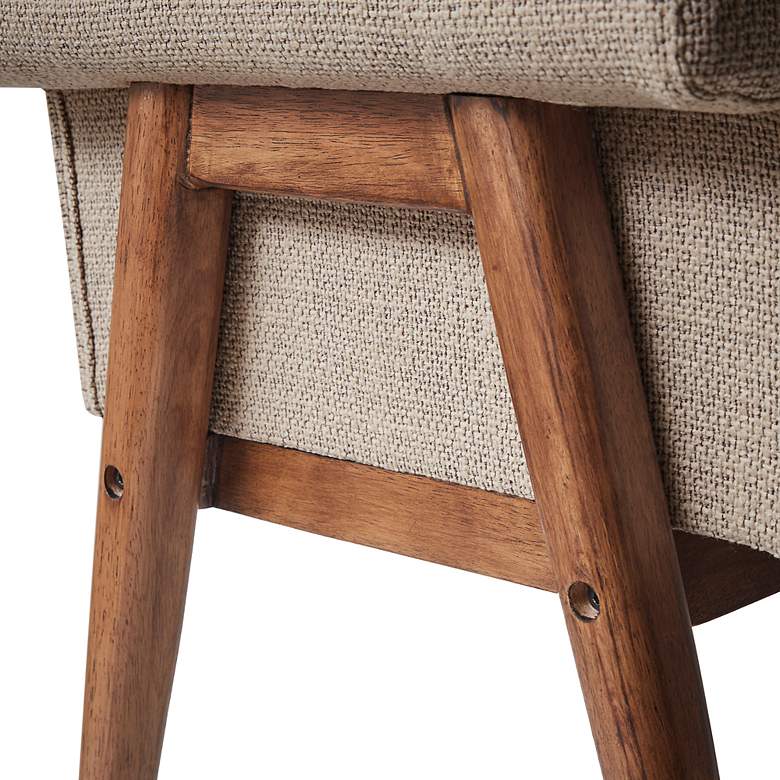Image 3 INK + IVY Mason 49 1/4" Wide Tan Tufted Fabric Accent Bench more views