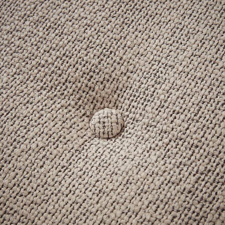 Image 6 INK + IVY Mason 49 1/4" Wide Tan Tufted Fabric Accent Bench more views