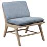 INK + IVY Melbourne Light Blue Fabric Accent Chair