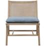 INK + IVY Melbourne Light Blue Fabric Accent Chair