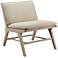 INK + IVY Melbourne Tan Rubber Wood Accent Chair