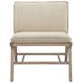 INK + IVY Melbourne Tan Rubber Wood Accent Chair
