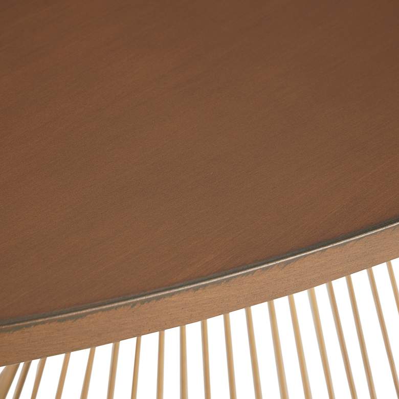 Image 4 INK + IVY Mercer 68" Wide Bronze Oval Dining Table more views