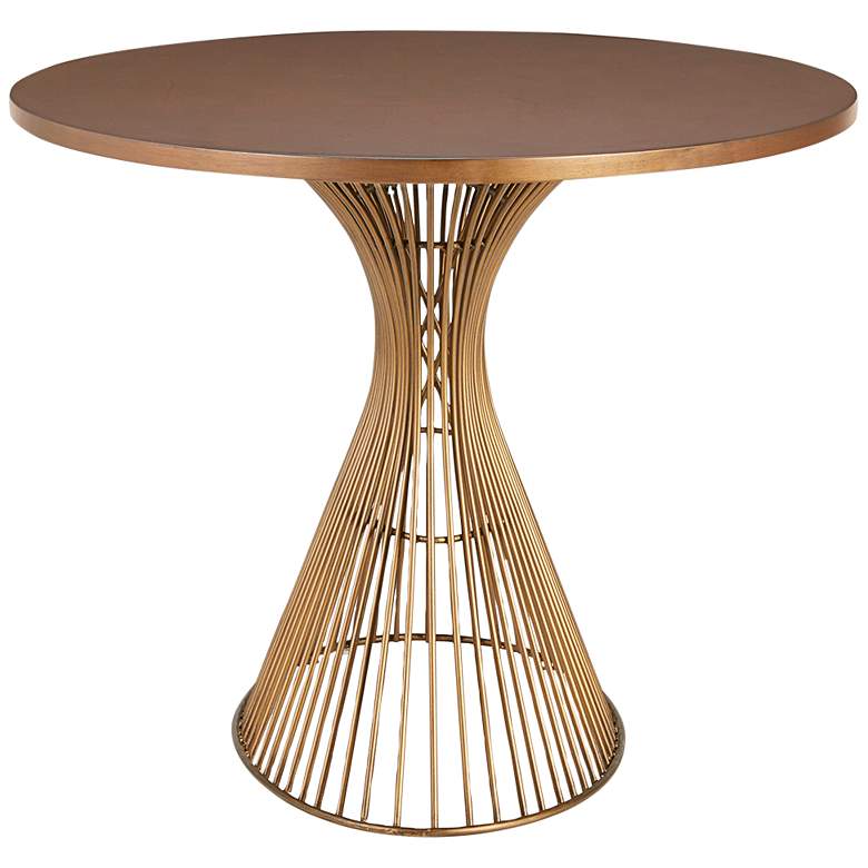 Image 6 INK + IVY Mercer 68 inch Wide Bronze Oval Dining Table more views