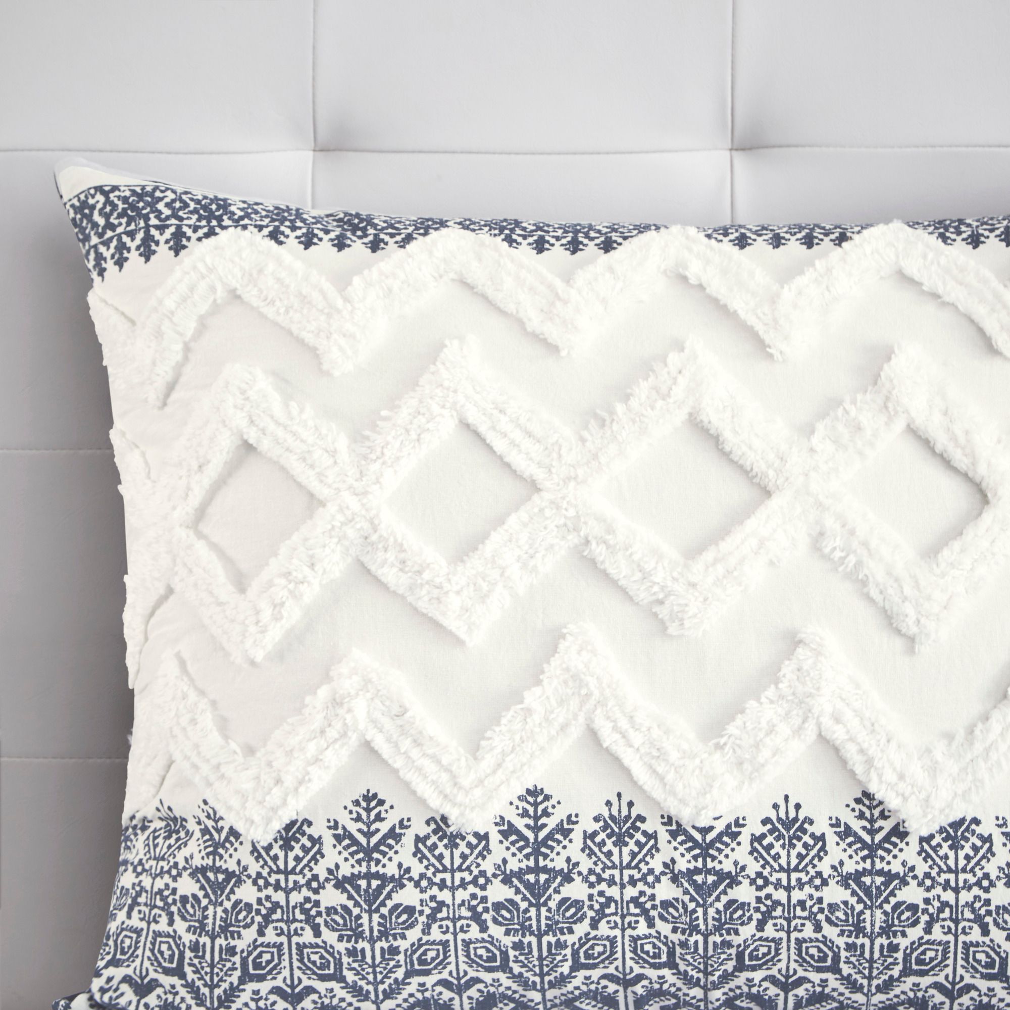 INK + IVY Mila Navy King/Cal King 3-Piece Comforter Mini Set