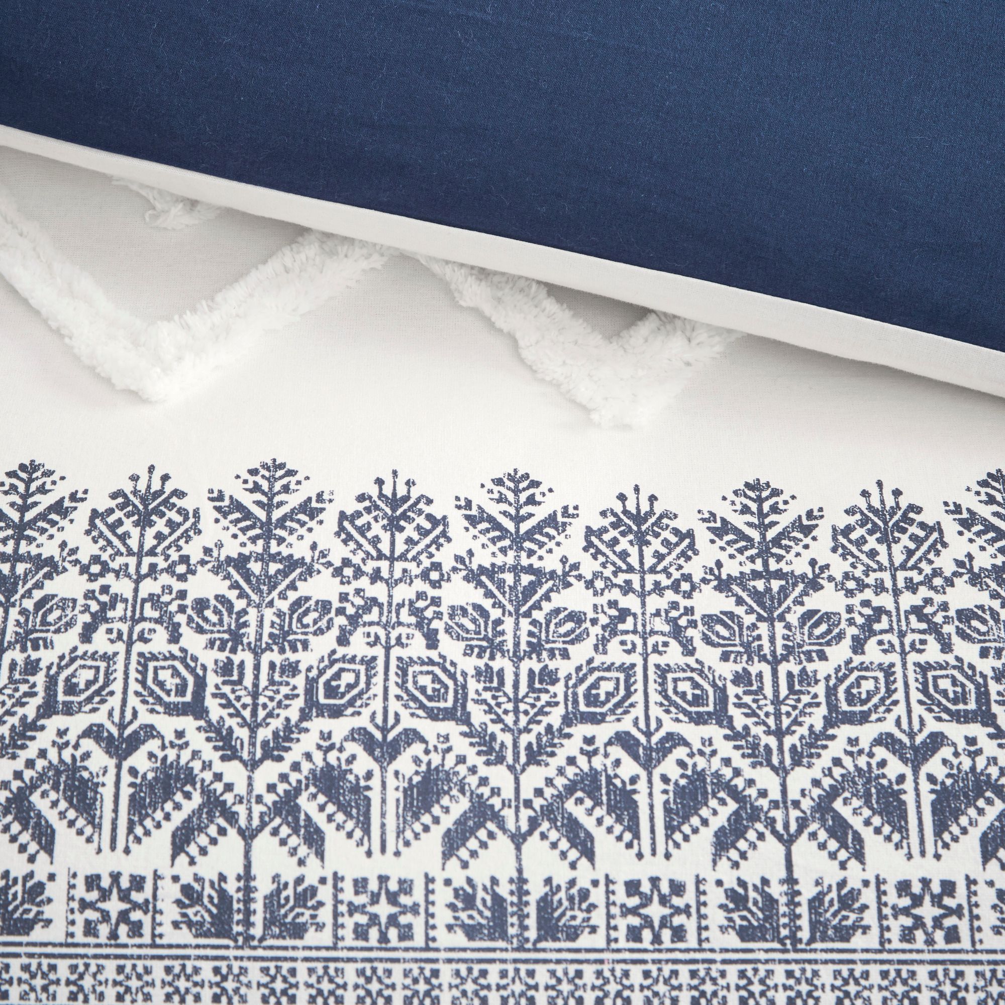 INK + IVY Mila Navy King/Cal King 3-Piece Comforter Mini Set
