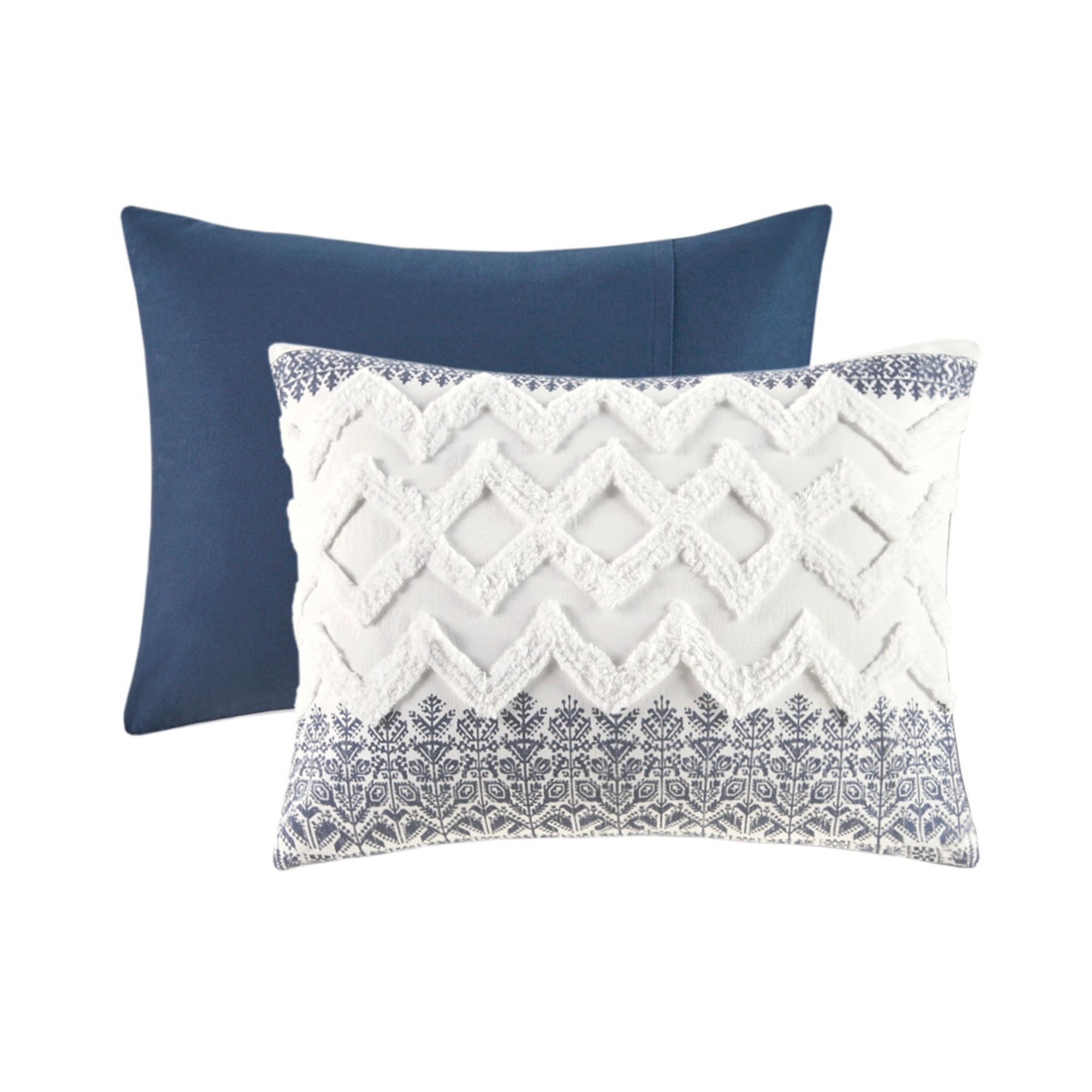 INK + IVY Mila Navy King/Cal King 3-Piece Comforter Mini Set