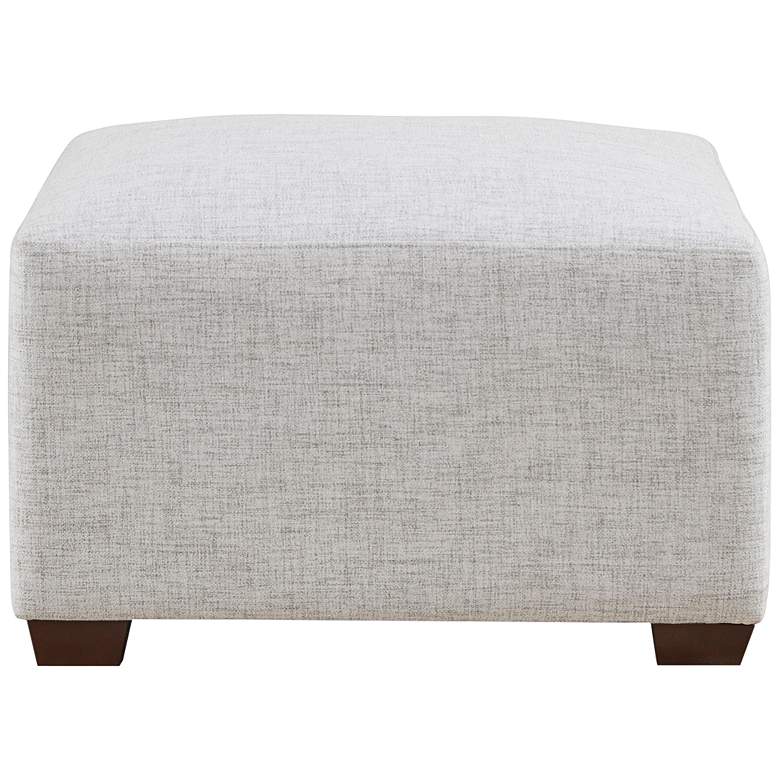 Image 1 INK + IVY Molly Silver Gray Fabric Modular Ottoman