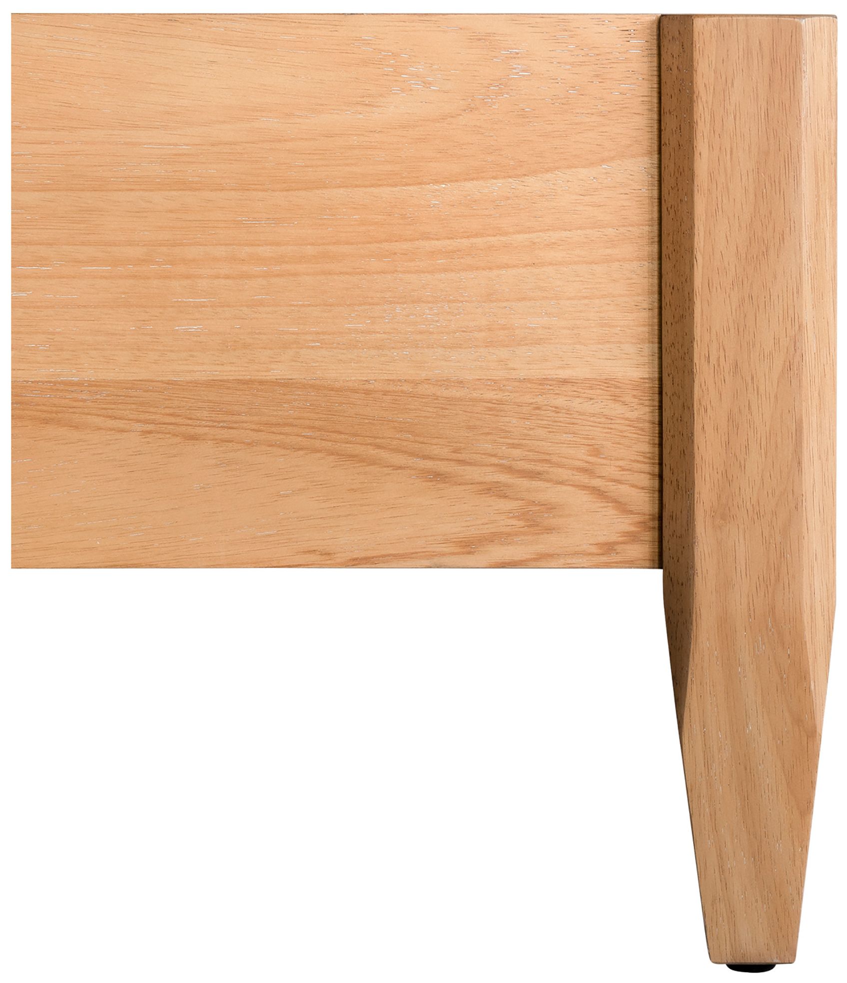 Image 7 INK+IVY Natural Jameson Woven Faux Leather Bed Queen more views