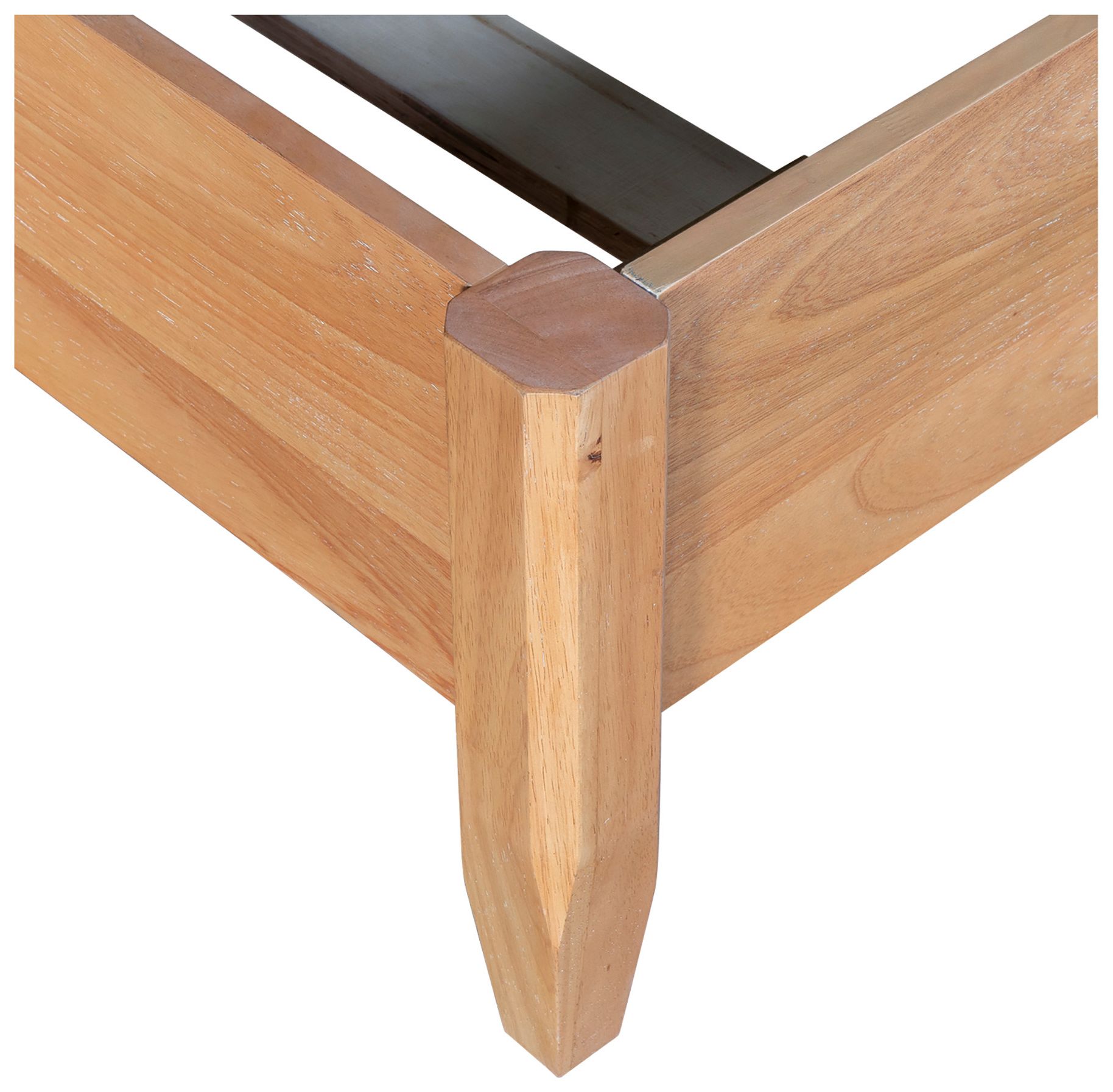 INK+IVY Natural Jameson Woven Faux Leather Bed Queen