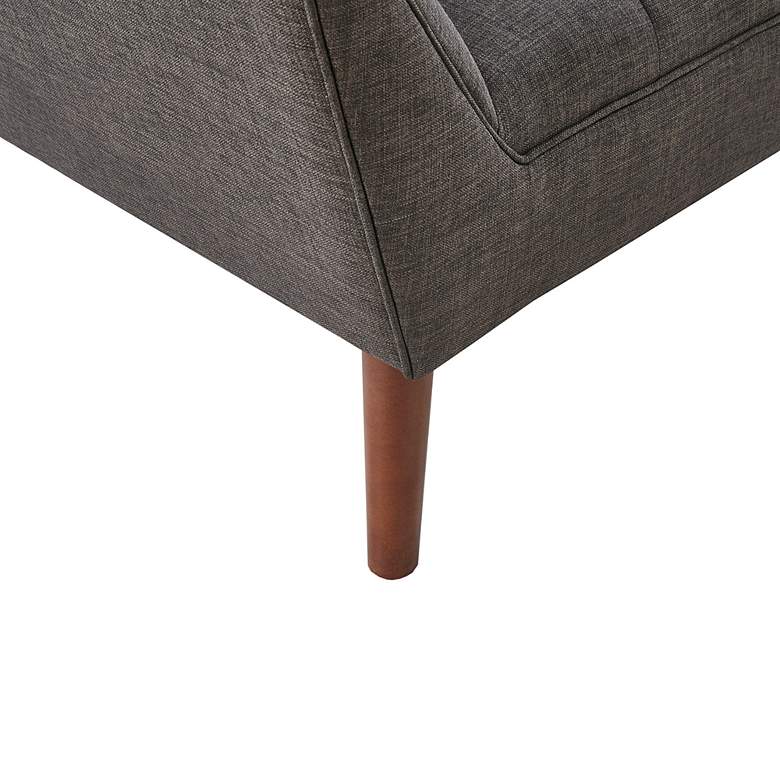 Image 3 INK + IVY Newport Charcoal Tufted Fabric Lounge Chair more views