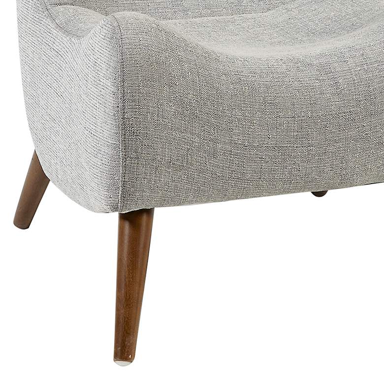 Image 4 INK + IVY Noe Gray Fabric Modern Accent Lounge Chair more views