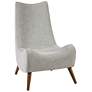 Thumbnail3 of INK + IVY Noe Gray Tan Fabric Modern Accent Lounge Chair