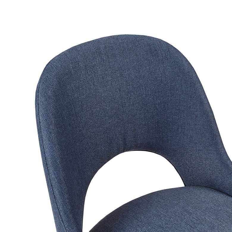 Image 3 INK + IVY Nola Navy Fabric Dining Side Chairs Set of 2 more views