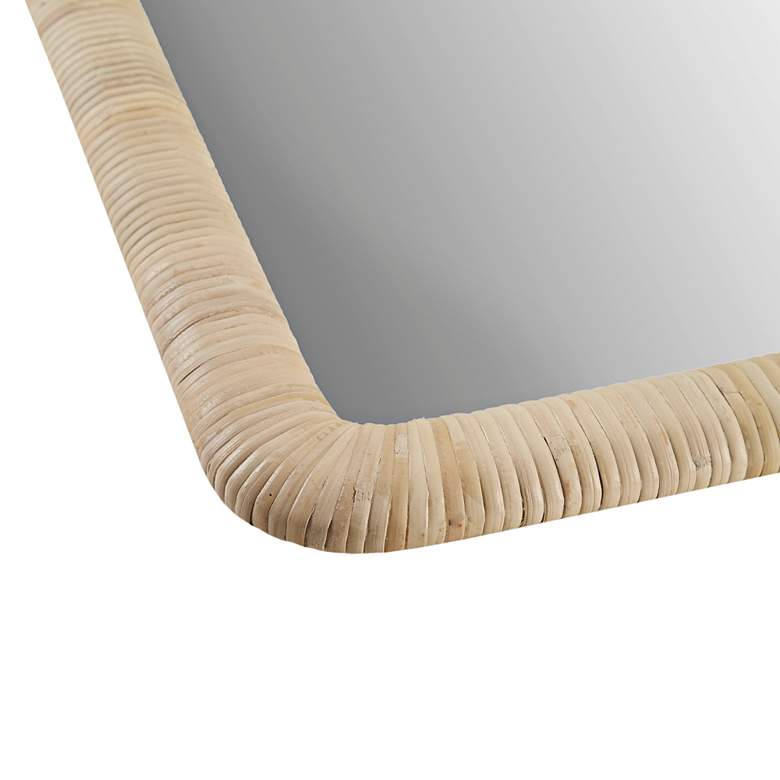 Image 4 INK + IVY Nova Natural Rattan 26" x 39" Wall Mirror more views