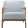 INK + IVY Novak Light Blue Fabric Lounge Chair