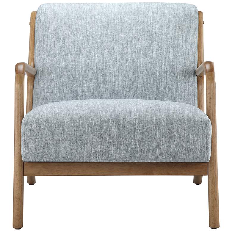 Image 5 INK + IVY Novak Light Blue Fabric Mid-Century Modern Lounge Chair more views
