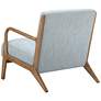 INK + IVY Novak Light Blue Fabric Mid-Century Modern Lounge Chair