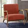 INK + IVY Novak Spice Fabric Lounge Chair