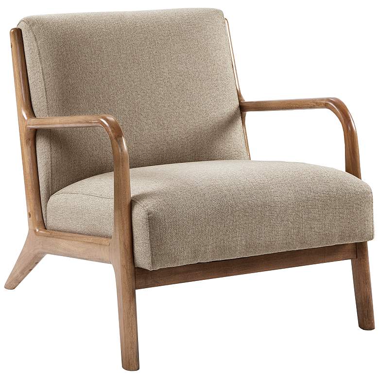 Image 2 INK + IVY Novak Taupe Fabric Modern Lounge Chair
