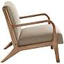 INK + IVY Novak Taupe Fabric Modern Lounge Chair