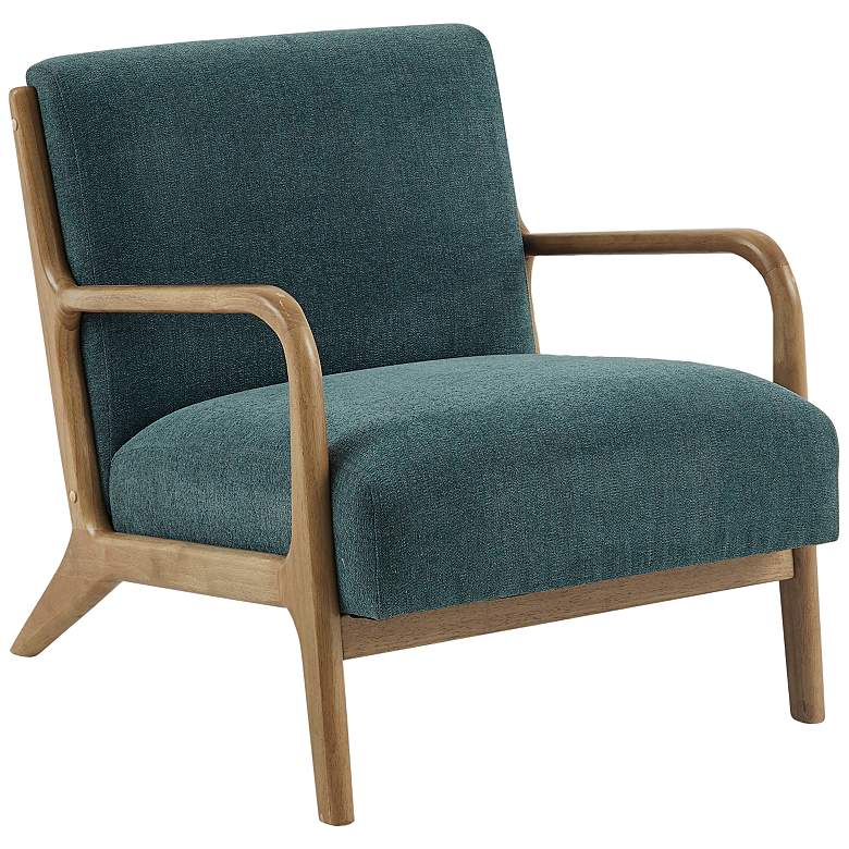 Image 2 INK + IVY Novak Teal Fabric Lounge Chair