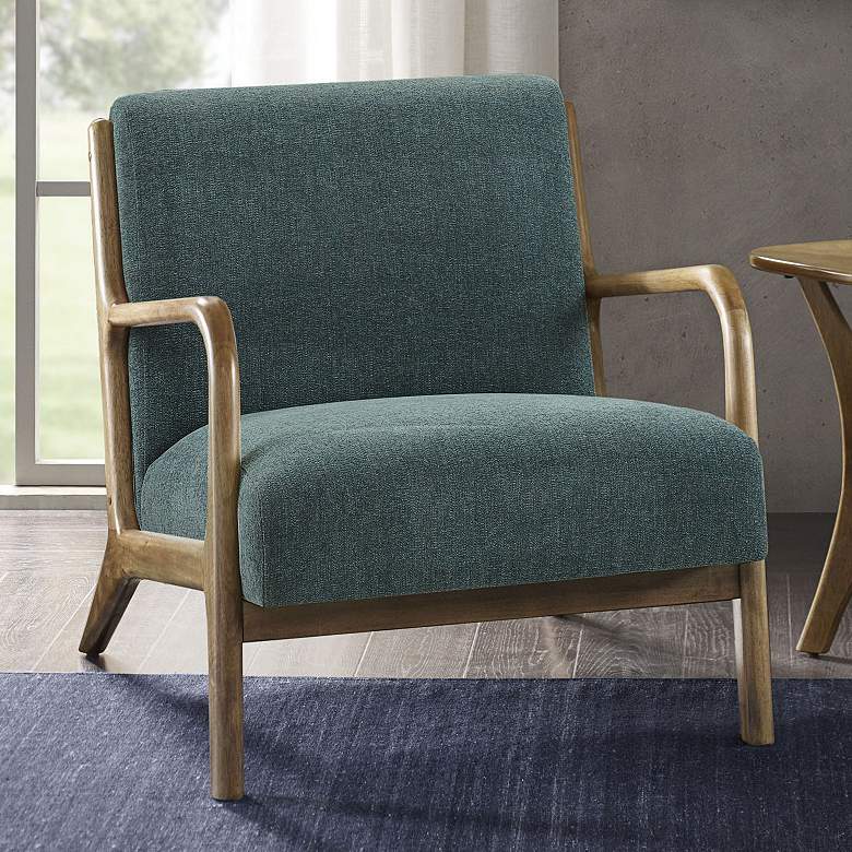 Image 1 INK + IVY Novak Teal Fabric Lounge Chair